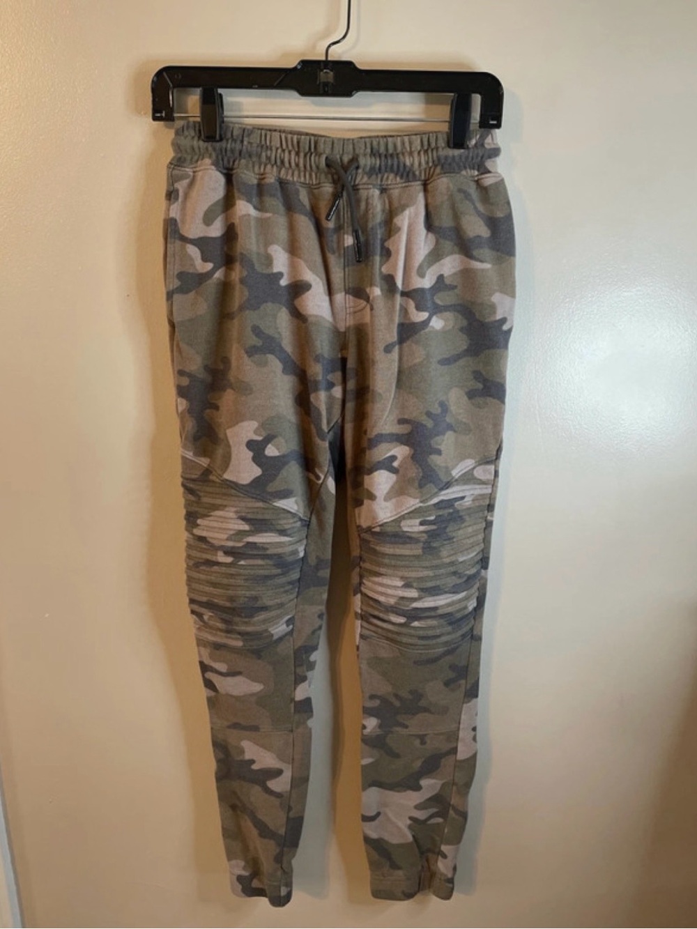 Kids Camo Moto Joggers